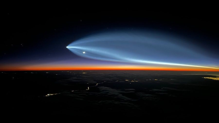 UFO sanıp korkuya kapıldılar... SpaceX’in Falcon 9 roketi Meksika semalarında