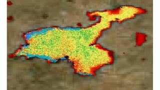 Van Gölü'ndeki kirlilik uydu görüntülerine yansıdı