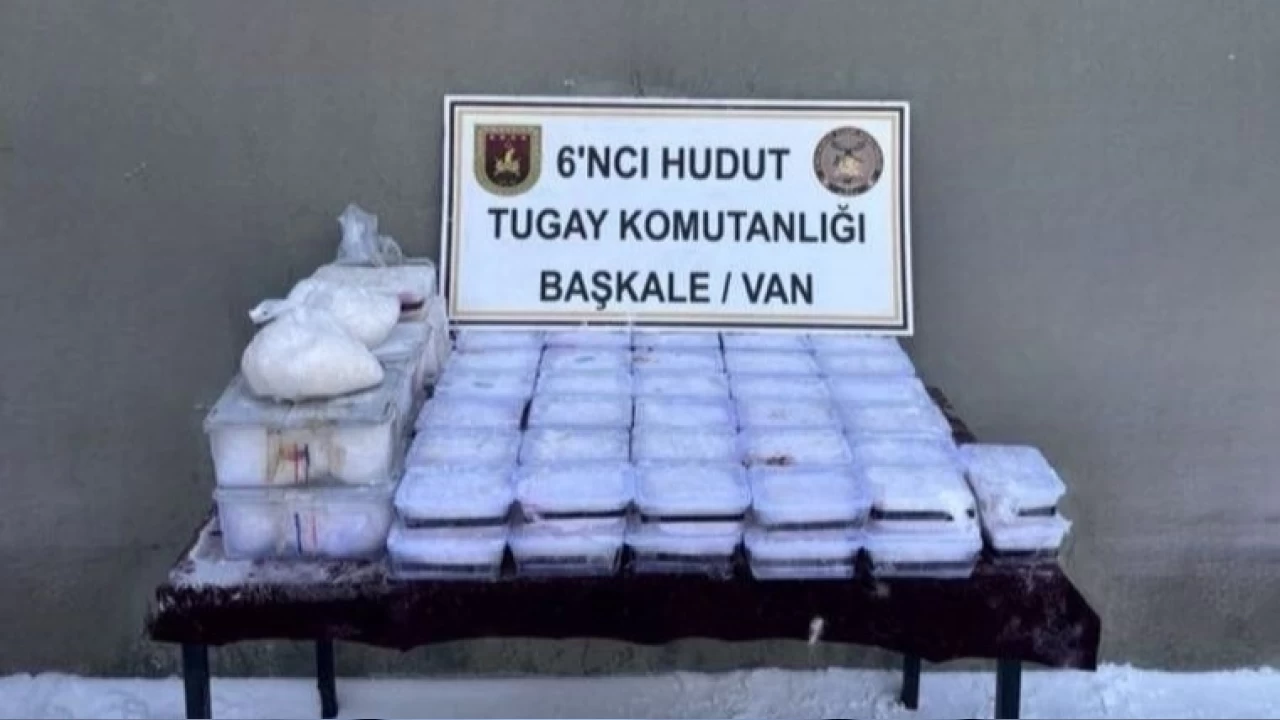 Van'da 71 kilo uyuturucu madde ele geirildi