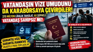 Vatandaşın vize umudunu da karaborsaya çevirdiler!