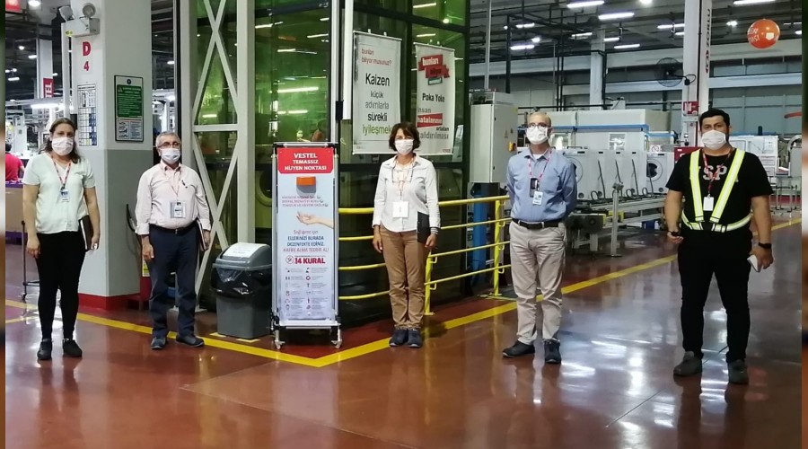 Vestel, TSE�den 'Kovid-19 G�venli �retim Belgesi� ald�  