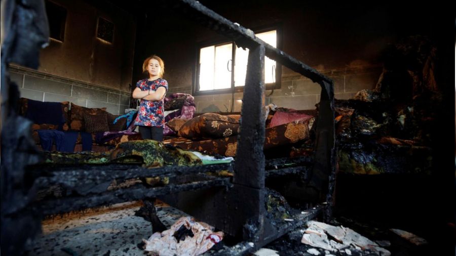 Yahudiler, Filistinli ailenin evini ate�e verdi
