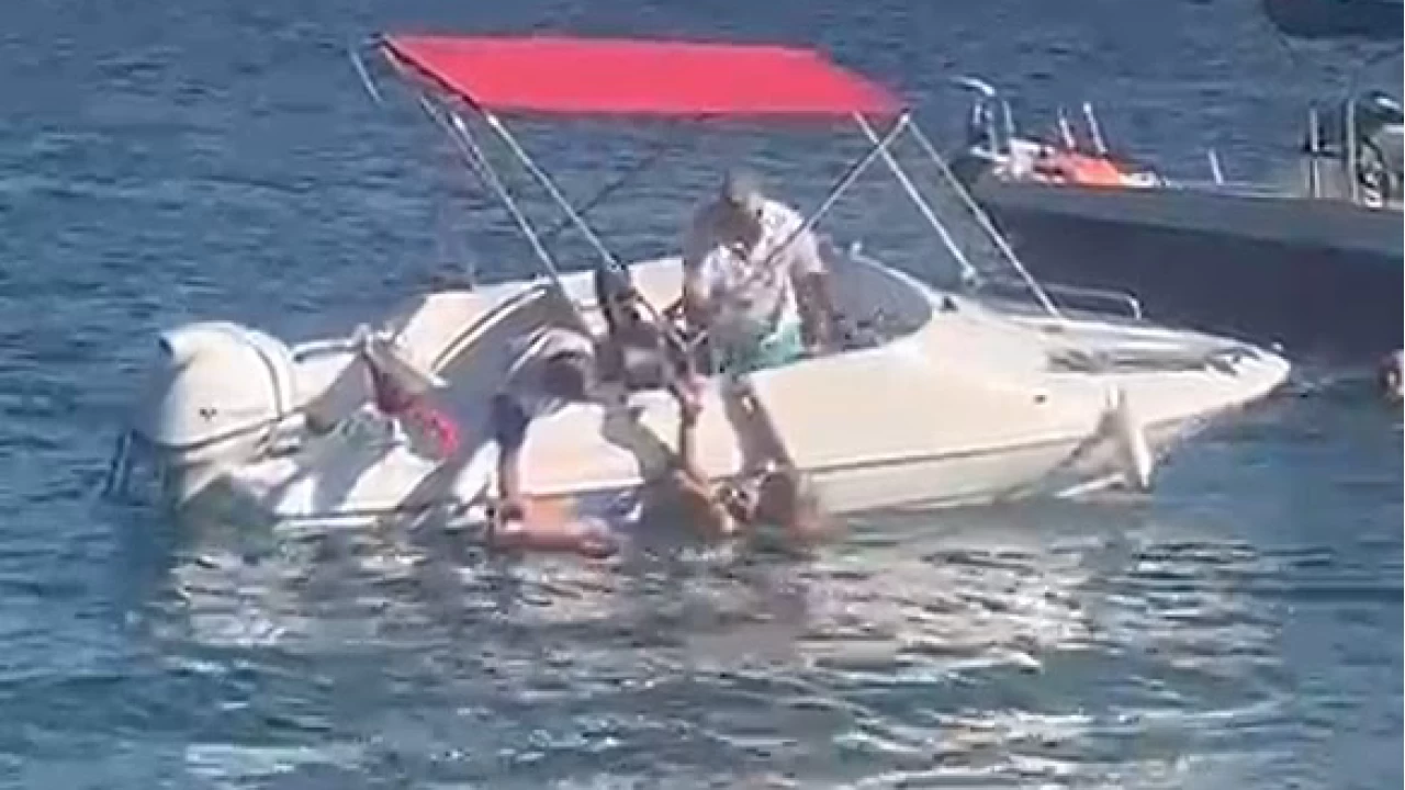 Yalova'da sürat teknesi yaşlı kadına çarptı