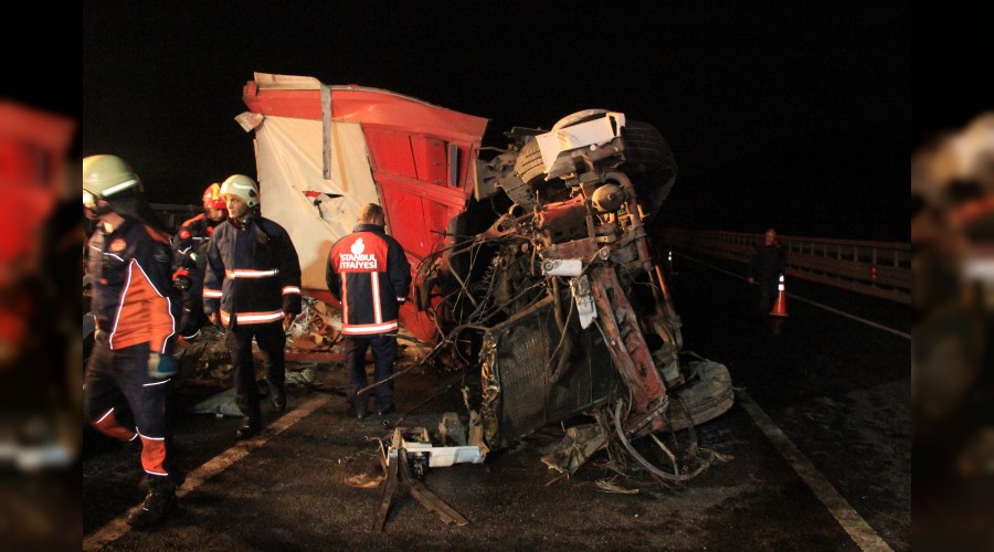 Yavuz Sultan Selim K�pr�s�'nde feci kaza