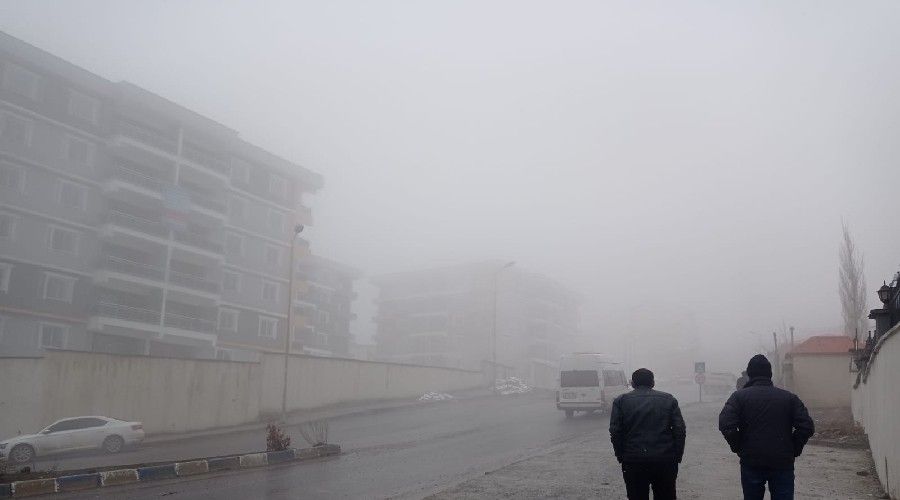 Yo�un sis, hayat� olumsuz etkiliyor