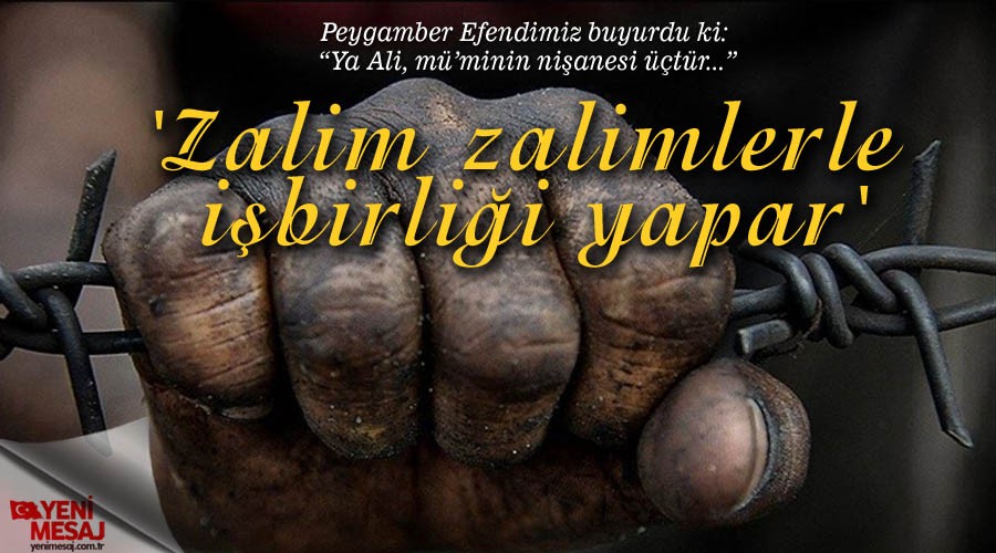 'Zalim zalimlerle işbirliği yapar'