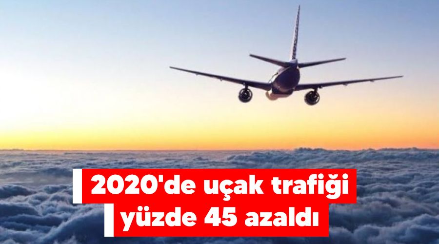 2020'de u�ak trafi�i y�zde 45 azald�
