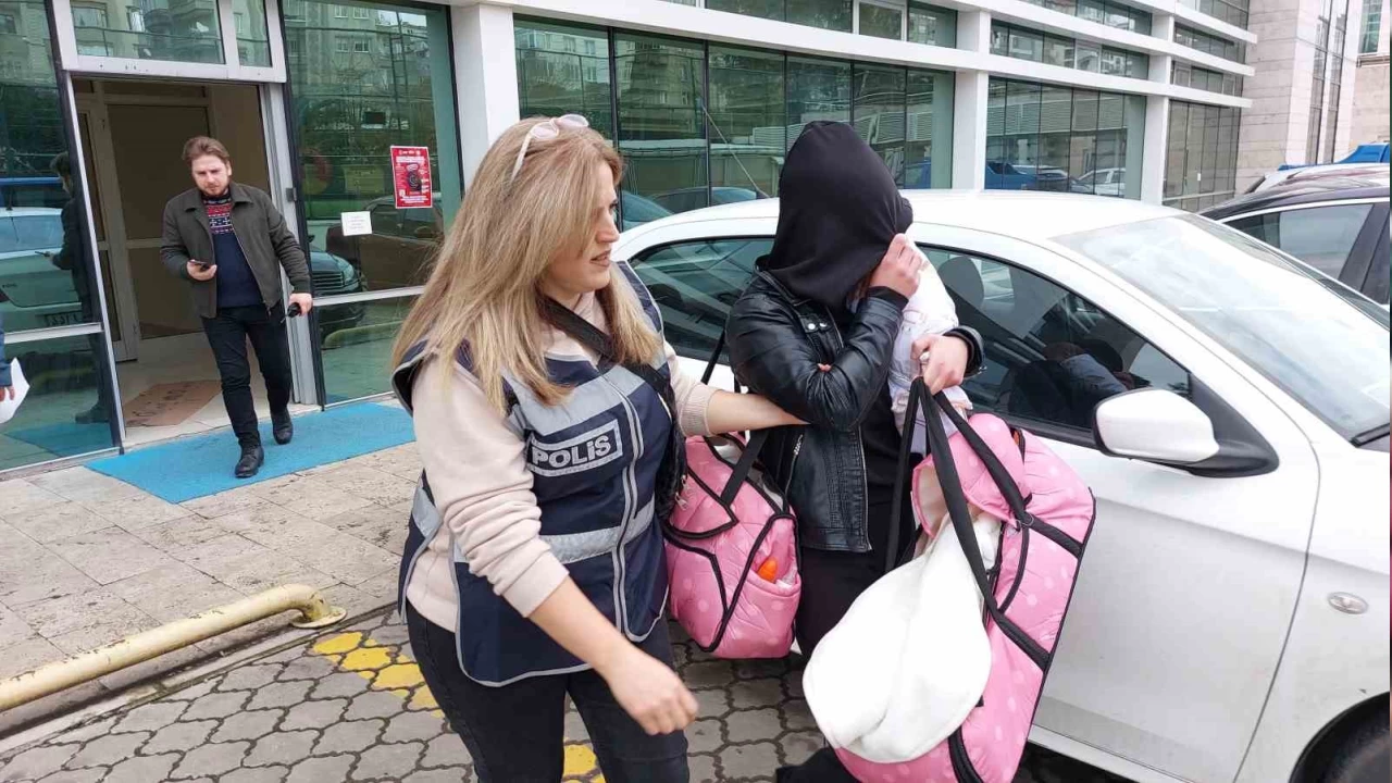 53 su� kayd� bulunan kad�n  3 ayl�k bebe�iyle cezaevinde