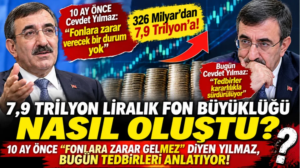 7,9 TRİLYON LİRALIK FON BÜYÜKLÜĞÜ NASIL OLUŞTU?
