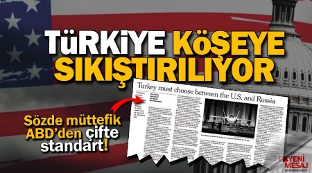 ABD'den Türkiye'ye çifte standart