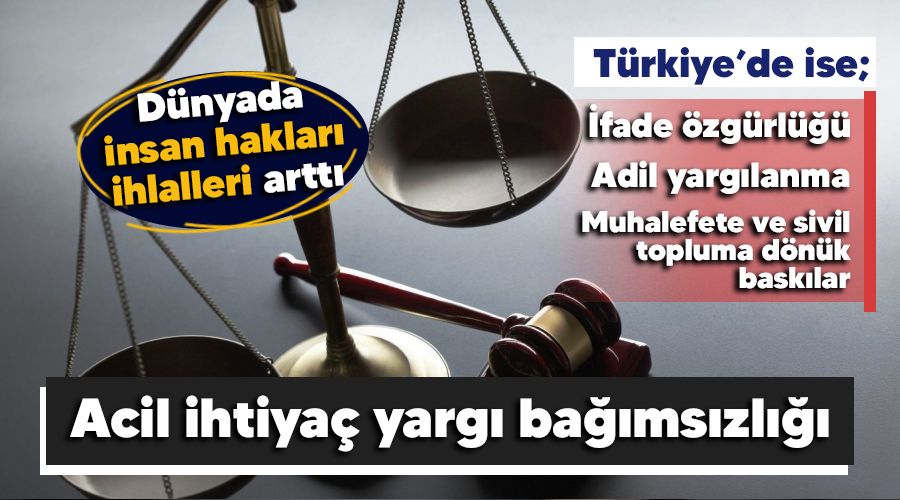 Acil ihtiyaç yargı bağımsızlığı