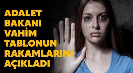 Adalet Bakanı vahim tablonun rakamlarını açıkladı