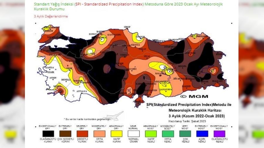 Afyonkarahisar kuraklık tehlikesi altında