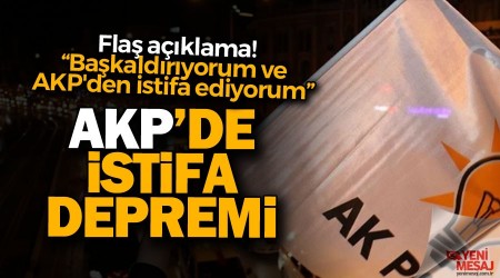 AK Parti'de istifalar sryor