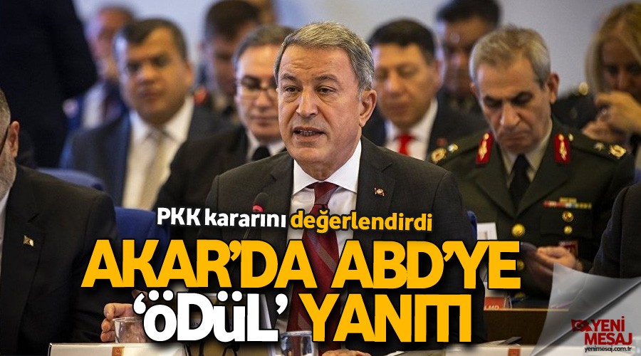 Akar'dan ABD'ye '�d�l' yan�t�