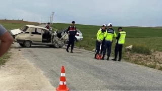 Aksaray'da otomobiller arpt: 1 l