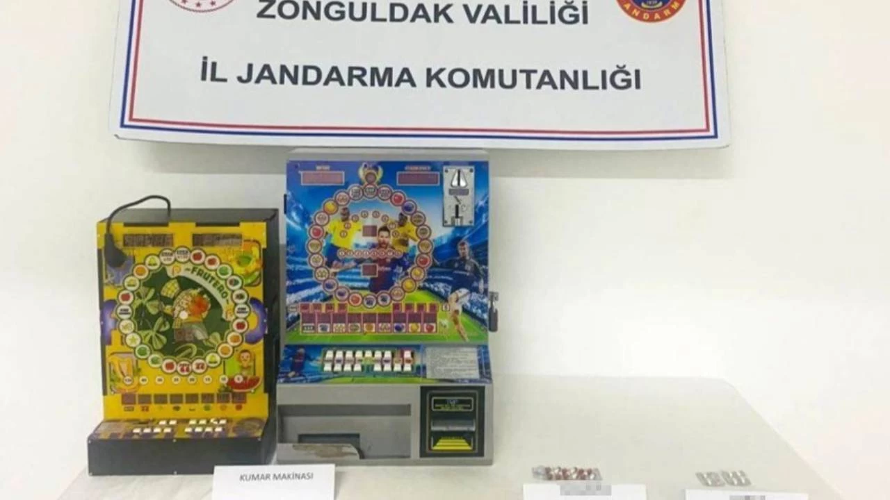 Alapl'da uyuturucu ve kumar makinesi operasyonu