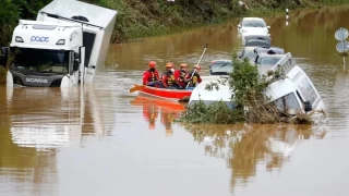 Almanya'nın Saarland eyaletini sel vurdu