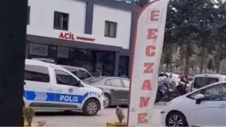 Amasya'da zel hastanede korku dolu anlar