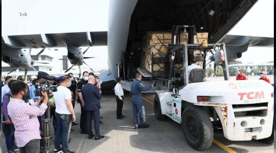 Ankara'dan yola çıkan yardım uçağı Bangladeş'e ulaştı