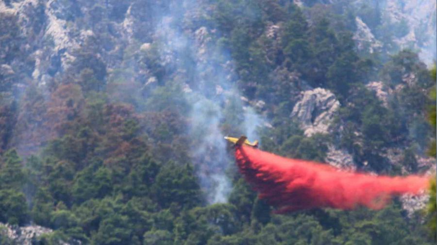 Antalya Kemer'deki orman yangını 4. gününde devam ediyor