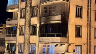Apartmanda kan yangn panie neden oldu