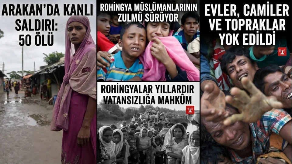 Arakan’da kanlı saldırı: 50 ölü