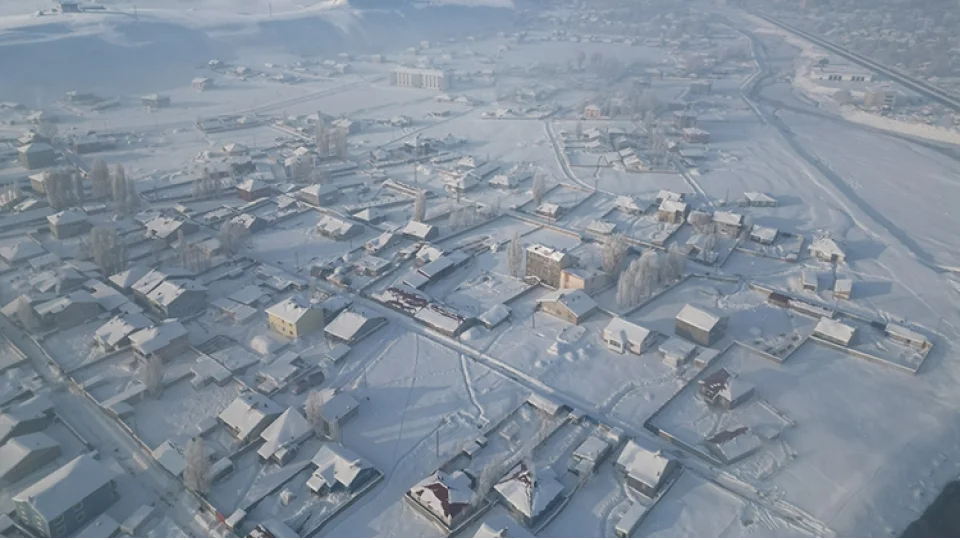 Ardahan'da neredeyse so�uk rekoru k�r�lacakt�!