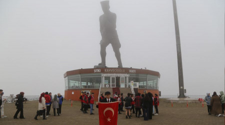 Artvin'de 96 yaşındaki 'Gazi' her 10 Kasım'da Atatürk'ün huzurunda