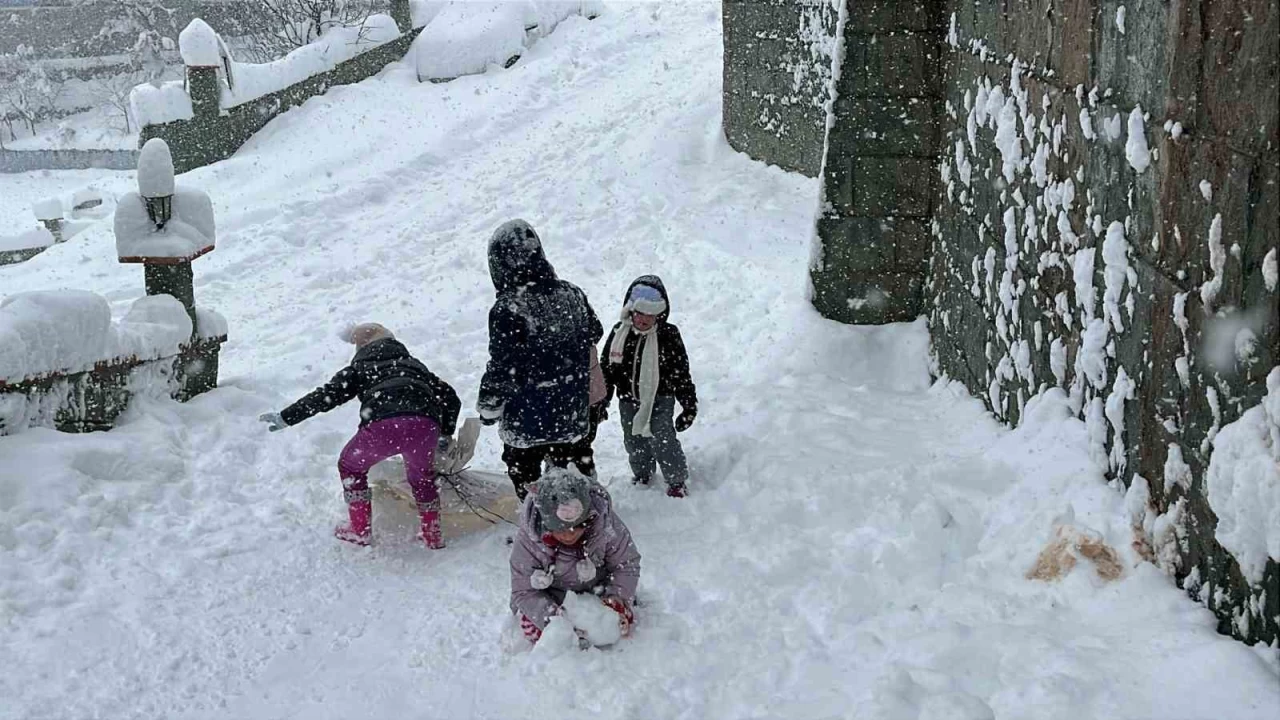 Artvin'de kar kal�nl��� 2 metreyi a�t�