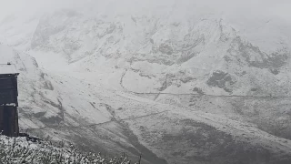 Artvin'de yaylalara kar yad