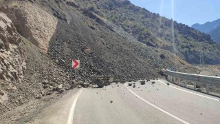 Artvin'in Yusufeli ilesinde heyelan
