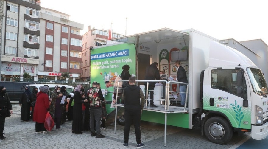Atığını getiren alışveriş puanını kaptı