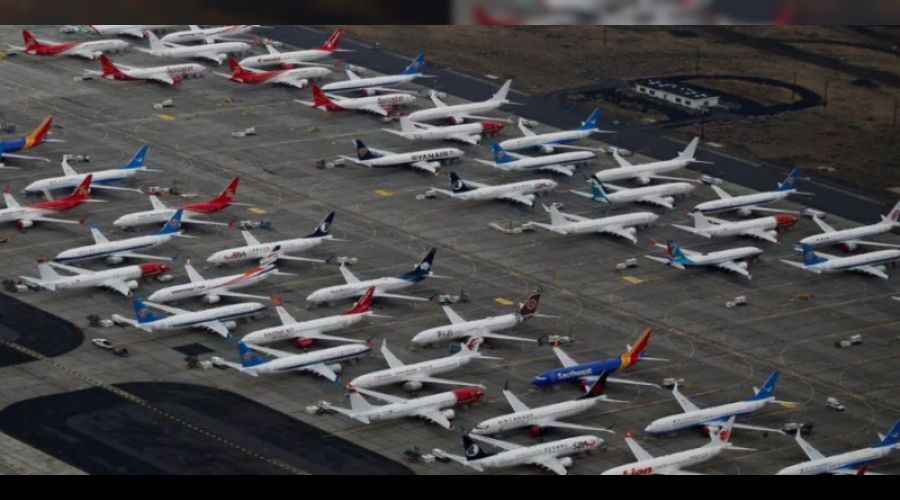 Avrupa'da 3.4 bin uçak yerde bekliyor