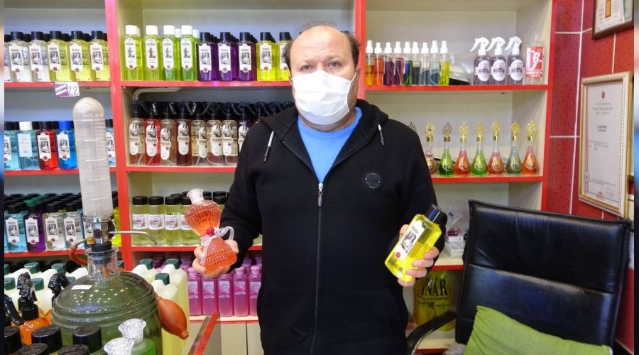 Bal�kesir'de kolonya sat��lar� h�z kesti