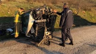 Balıkesir'de trafik kazası: 1 ölü 8 yaralı