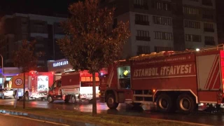Baakehir'de elektrikli otomobil arjda alev ald 