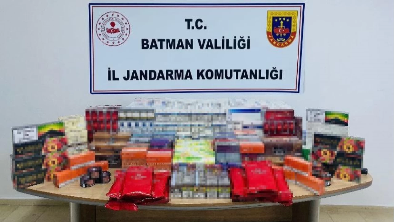 Batman'da kaçakçılık operasyonu