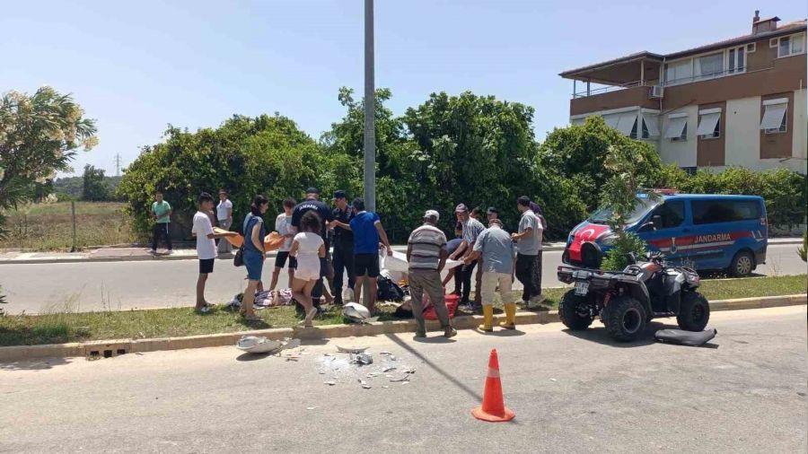 Belçikalı turistleri taşıyan ATV kontrolden çıktı