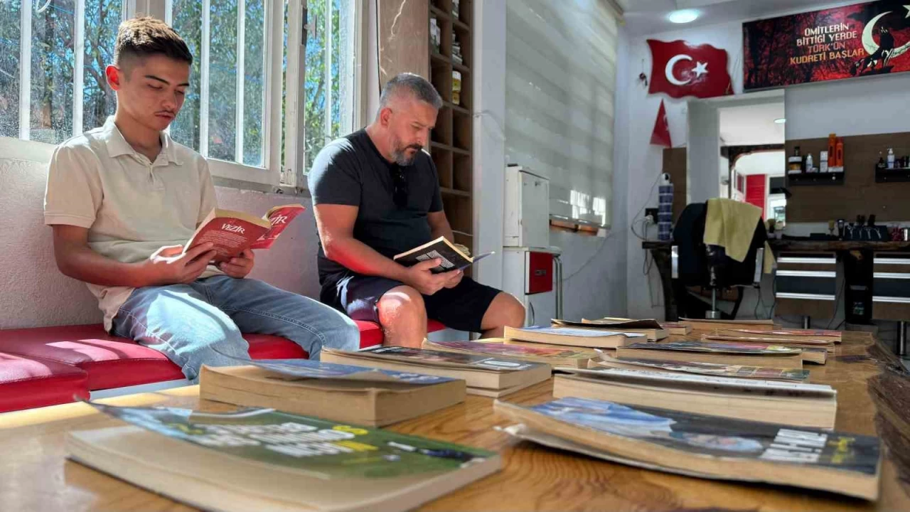 Berber dkkann ktphaneye evirdi