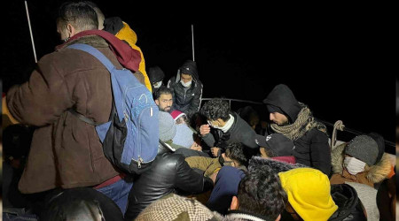 Bodrum'da 42 düzensiz göçmen kurtarıldı