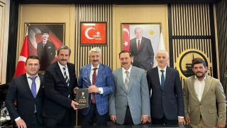 BTP Trabzon �l Ba�kanl����ndan Arakl� Belediyesi�ne ziyaret
