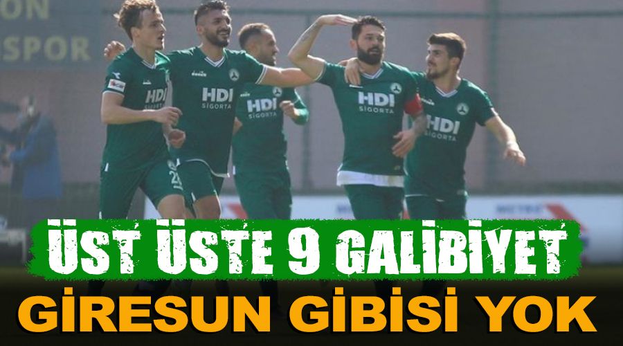 Bu sezon liglerde Giresun gibisi yok