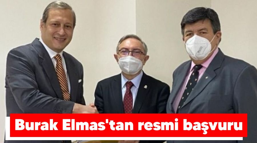 Burak Elmas'tan resmi başvuru