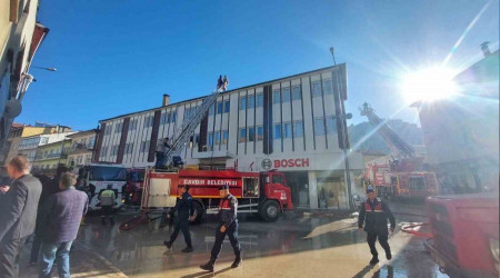 Burdur'da pansiyonda yangın paniği