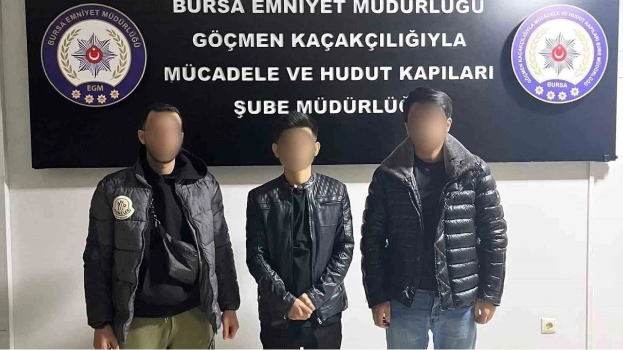 Bursa'da 27 yabancı uyruklu şahıs yakalandı