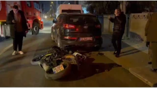 Çerkezköy'de iki motosiklet kafa kafaya çarpıştı: 3 yaralı