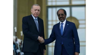 Cumhurbaşkanı Erdoğan, Somali Cumhurbaşkanı Şeyh Mahmud ile görüştü