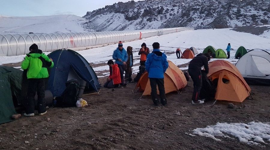 Dağcılık eğitimi yazılı sınavla sona erdi
