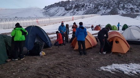 Dağcılık eğitimi yazılı sınavla sona erdi